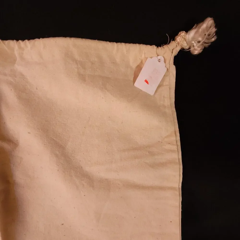 Vintage Snoopy Peanuts NY New York Giants Large Cotton Laundry Pull String Bag